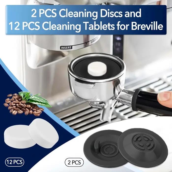 Kit de nettoyage pour machine à expresso 54 mm pour Breville - Comprend un disque de rinçage et des 