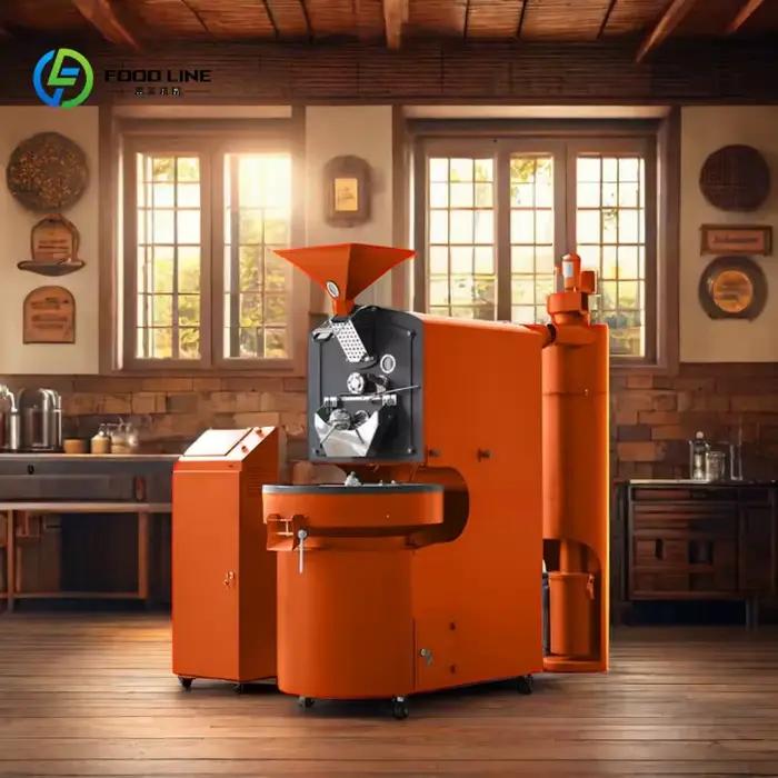 Machine à torréfier le café commerciale avec contrôle du temps et de la température pour café, bouti