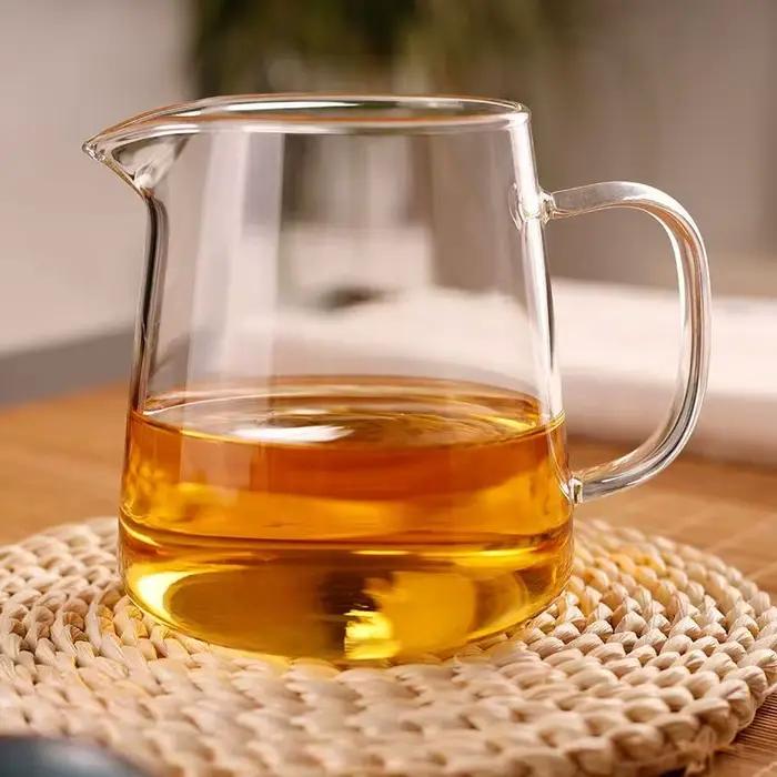 Carafe à thé en verre borosilicate résistant à la chaleur de 250 ml, pichet à thé en verre transpare