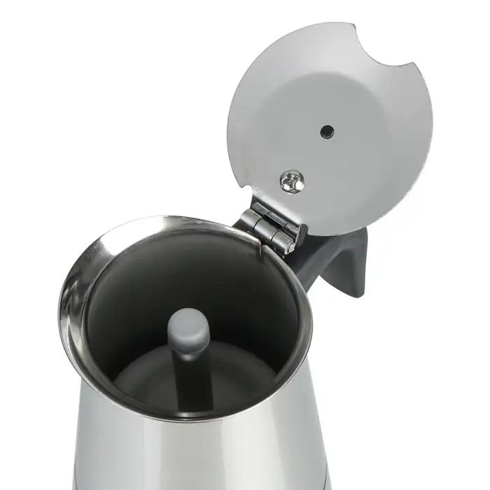 Cafetière Moka en acier inoxydable, 2/4/6/9 tasses, moka expresso Latte, filtre de cuisinière, cafet