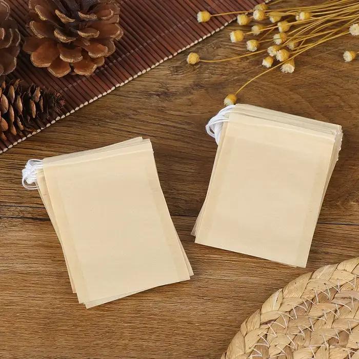 Sachets de thé en papier africain avec filtre de proximité, 100 pièces/lot