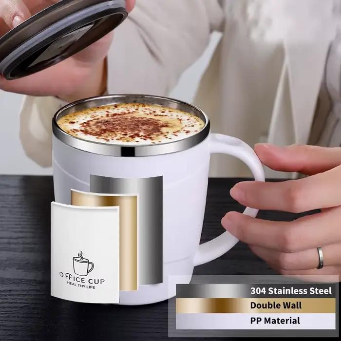 Tasse à café en acier inoxydable 304