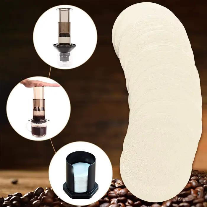Papier de remplacement pour cafetière ronde, 500 pièces, pour machines à café ahiobie Aeropress et à expresso