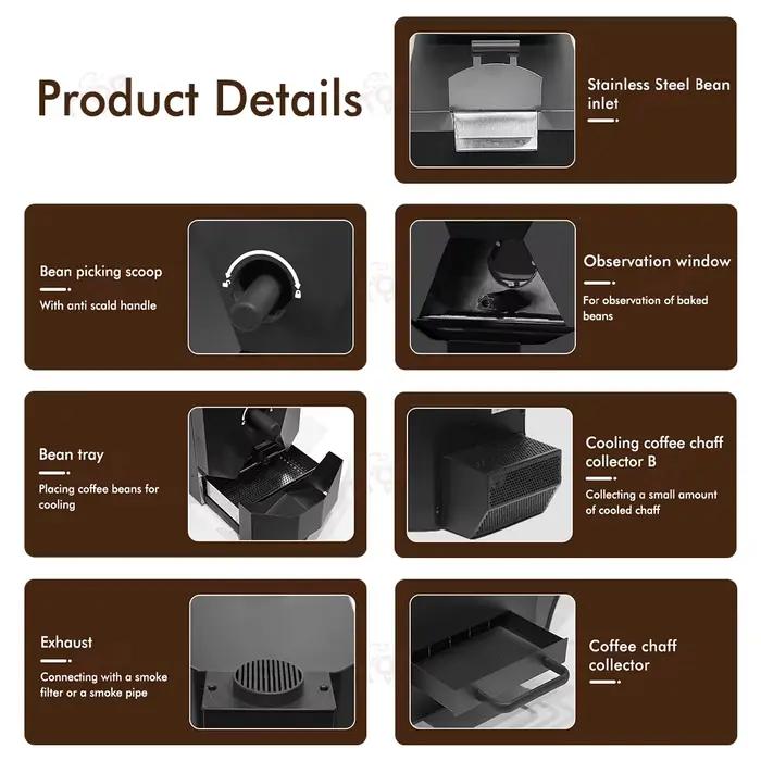 Torréfacteur à café ITOP V1 500g