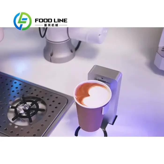 Machine à café intelligente personnalisée avec pince robotisée pour bar