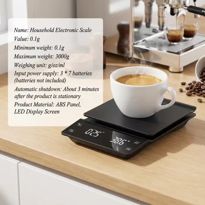 Balance à café 3kg/0.1g avec minuterie