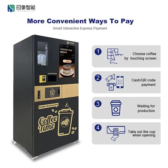 Distributeur automatique de café en grains