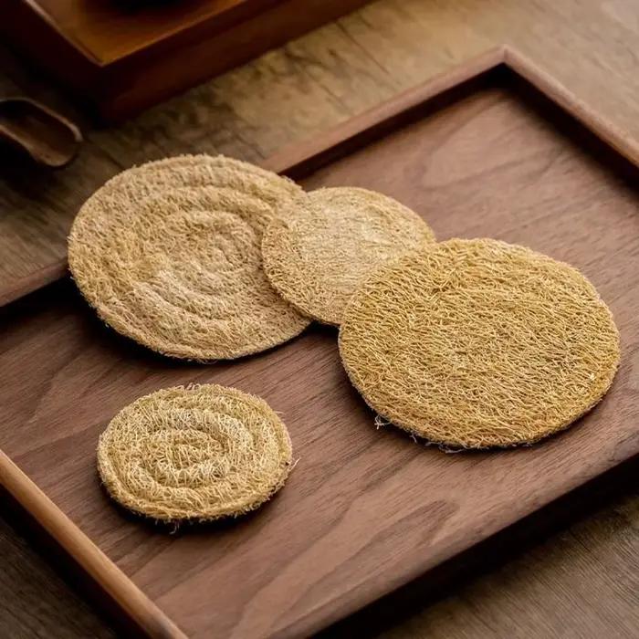 Tapis de tasse à thé en microfibre naturelle pour théière et service à thé Kung Fu, élégant dessous de verre pour maison occasions spéciales