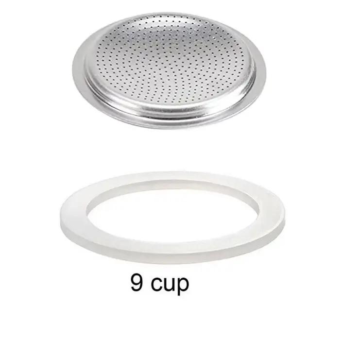 1 ensemble de joints d'étanchéité pour café expresso Moka poêle Pot supérieur en caoutchouc de Silicone joint