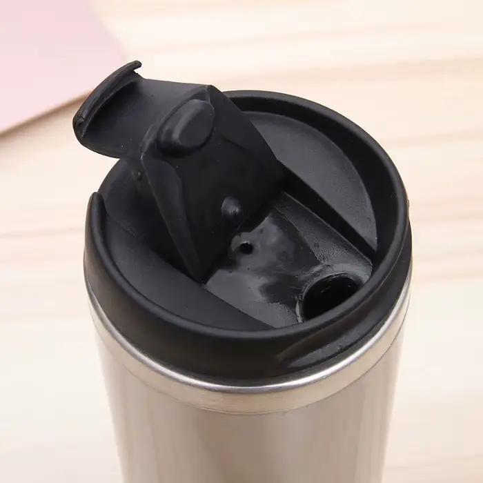 Gobelet thermos personnalisé 450ml design personnalisable logo photo nom texte pour bureau voyage événements familiaux cadeaux occasions spéciales