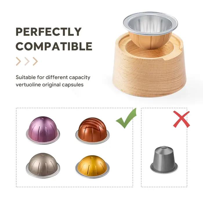 Porte-capsules de café en silicone jetable