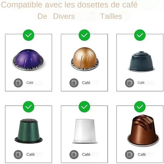 K-cup – support de capsules de café Nespresso Dolce Gusto Vertuoline pour toutes les dosettes