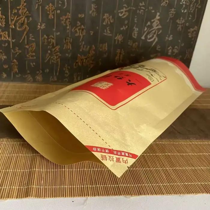 Sachet de thé Dahongpao 250G avec fermeture éclair