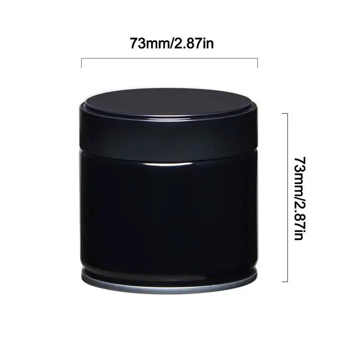 Boîte à thé ronde en fer blanc de qualité Hiqh