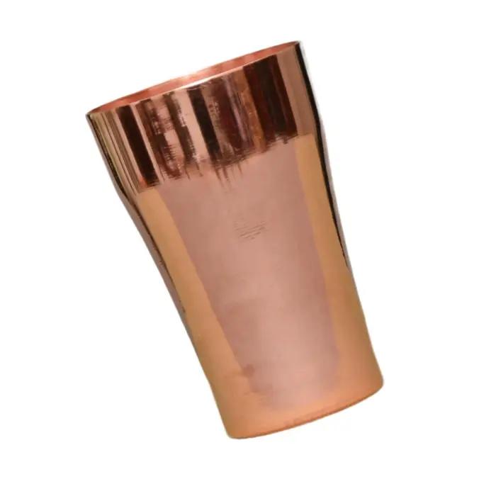 Tasse en cuivre pur 400ml artisanale pour café thé cocktails design élégant maison bureau cadeau occasions spéciales