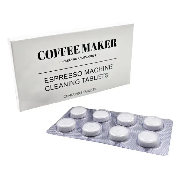 Lot de 8 comprimés nettoyants et détartrants pour machine à café