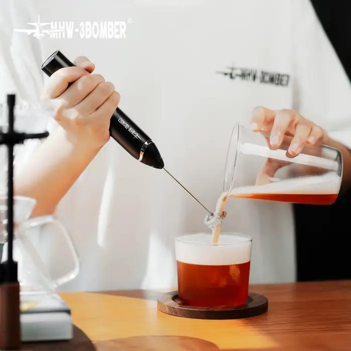 Mousseur à lait électrique portatif Rechargeable MHW-3BOMEBR