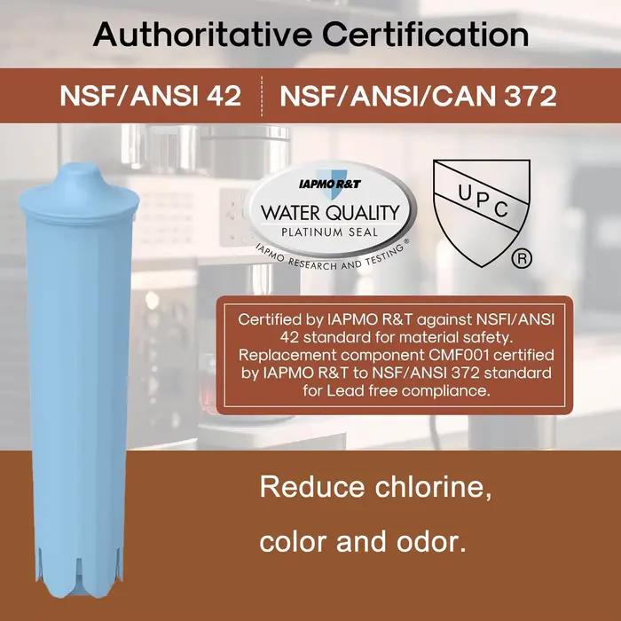 Filtre à eau de remplacement pour machine à café