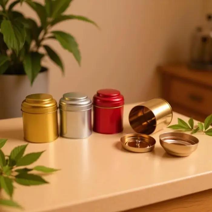 Petites boîtes à thé de 50g