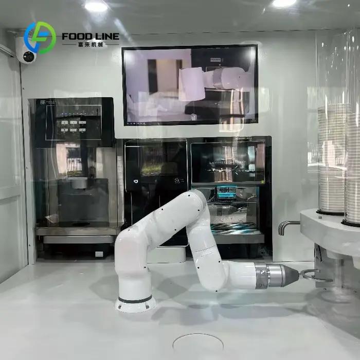 Machine à café automatique robotisée personnalisée