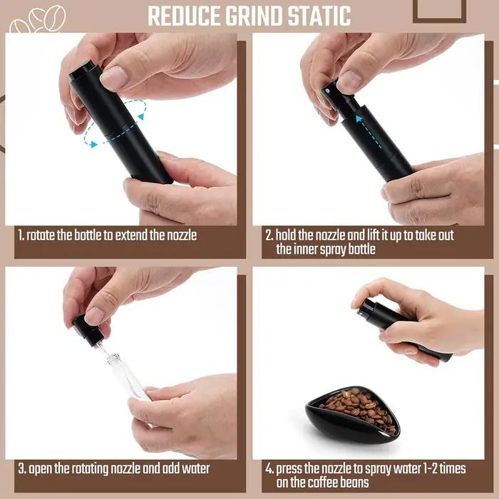 Leeseph – tasse doseuse de grains de café et Kit de flacon pulvérisateur pour Bar