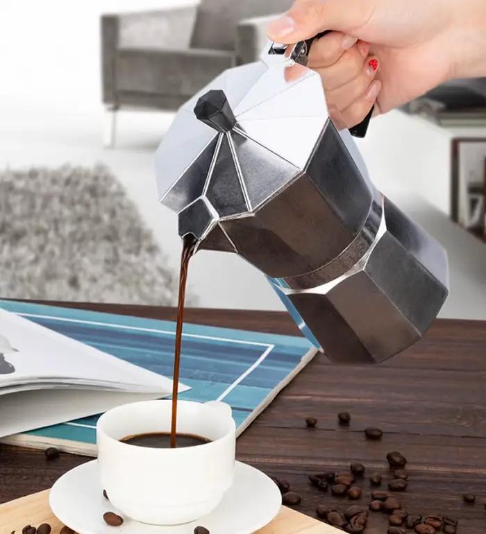 Cafetière expresso en aluminium percolateur