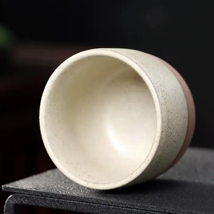 Tasse à café en céramique ronde japonaise faite à la main