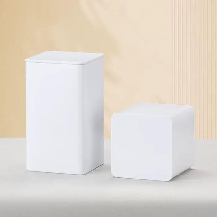Boîte à thé en céramique élégante pour stockage et décoration à la maison et lors des voyages