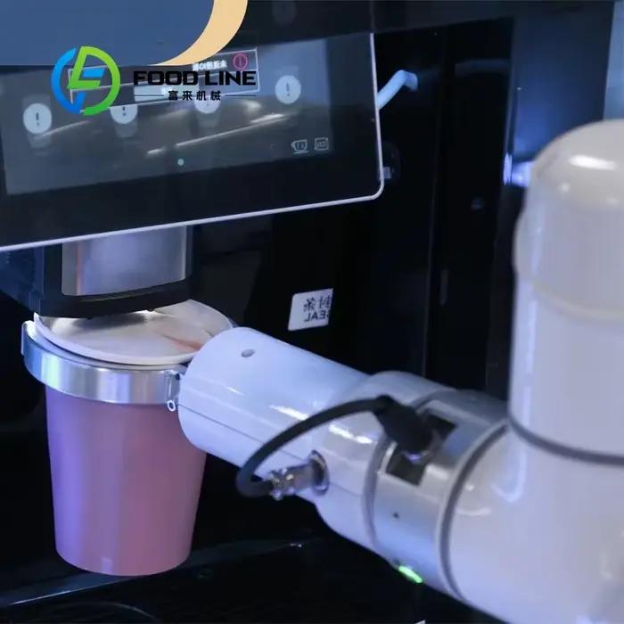 Kiosque de café robotisé intelligent personnalisé