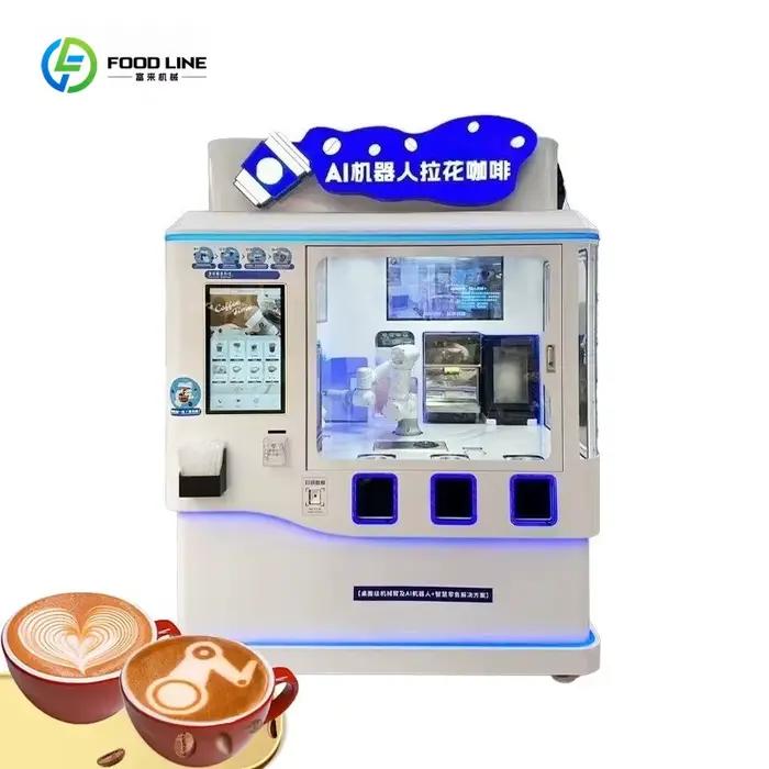 Robot à café avec fonction d'art latte et d'impression de motifs