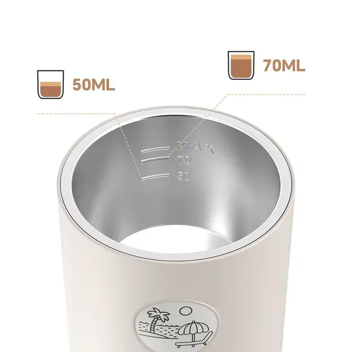 CROSIKO ME2604 Machine à expresso portable 2-en-1 19 bars Chauffage sans fil 85 °