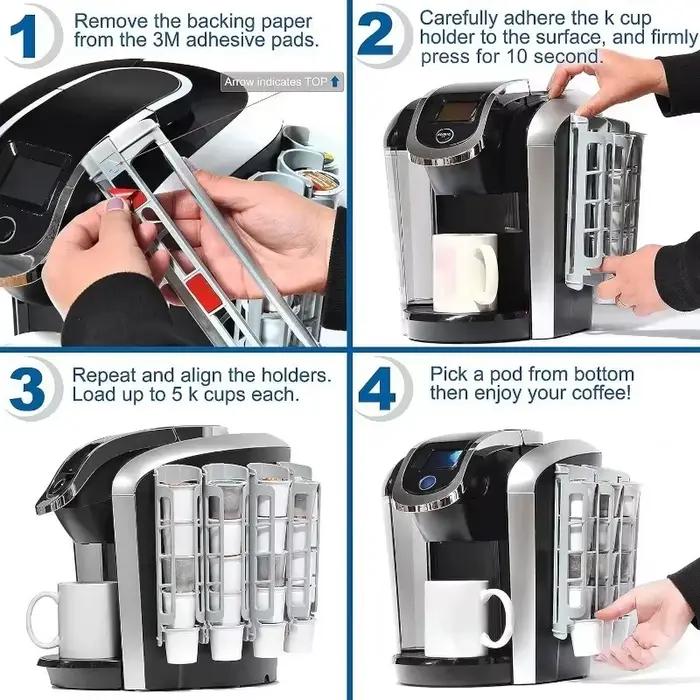 OCOOSO K porte-gobelets porte-dosette de café cafetière Capsules distributeur de stockage K dosette organisateur