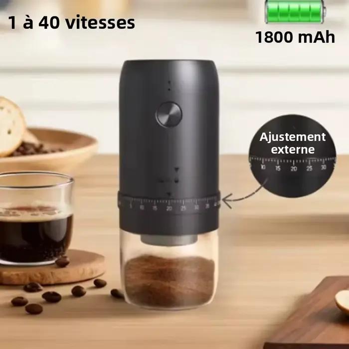 Moulin à café électrique Portable 1800mAh