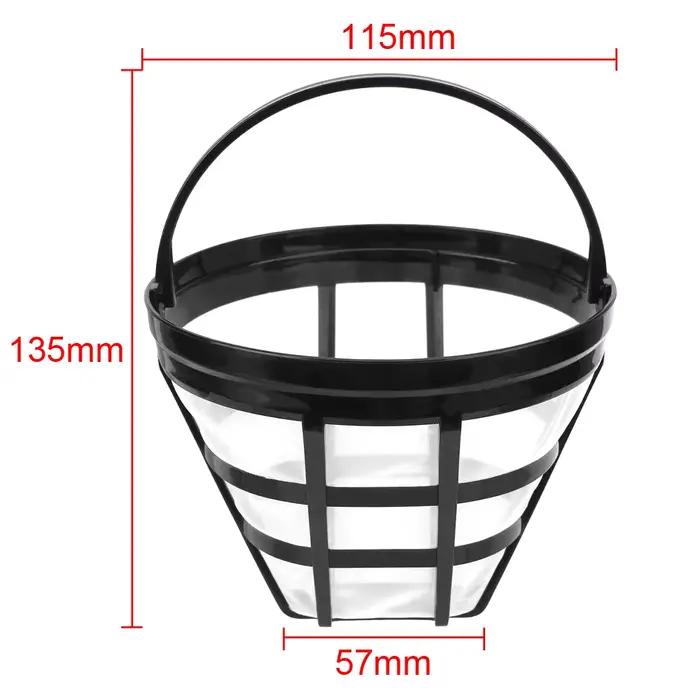 Mir à café style tasse, gadget de cuisine, accessoires pour cafetière, passoire en maille, outil de brassage