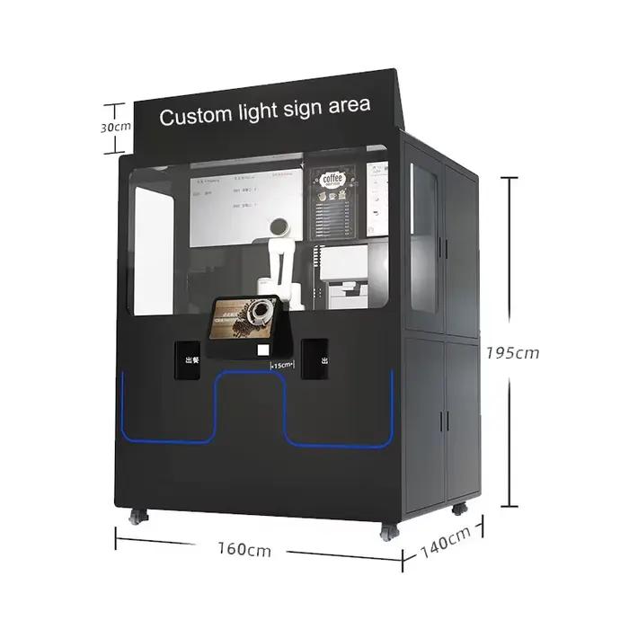 Distributeur automatique de café robotisé à 6 axes