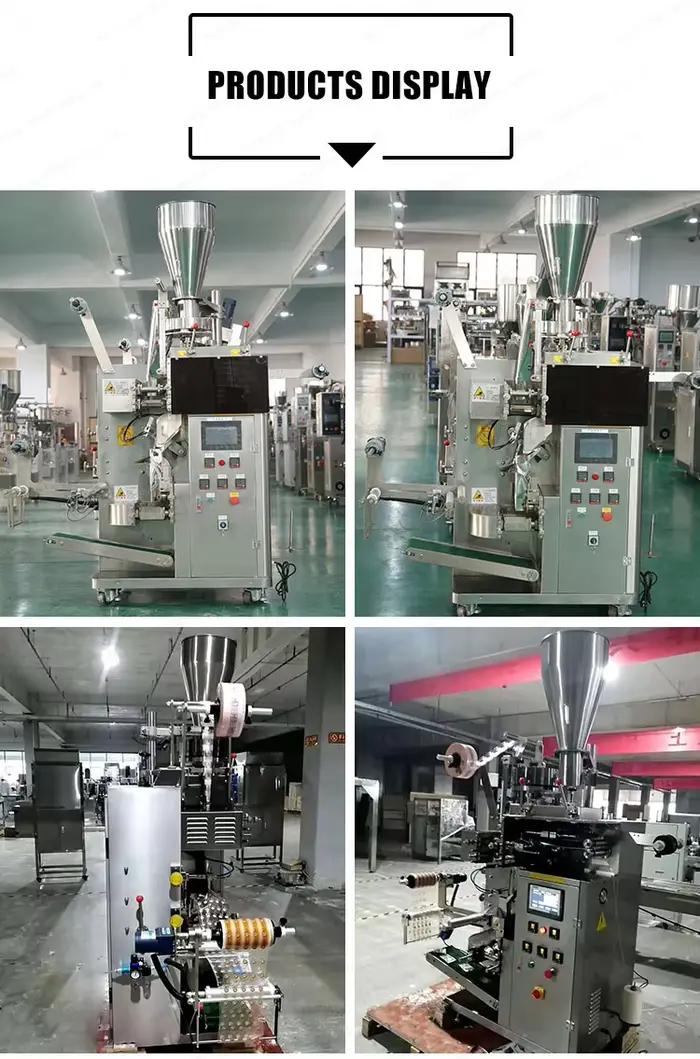 Machine d'emballage verticale entièrement automatique pour sachets de thé