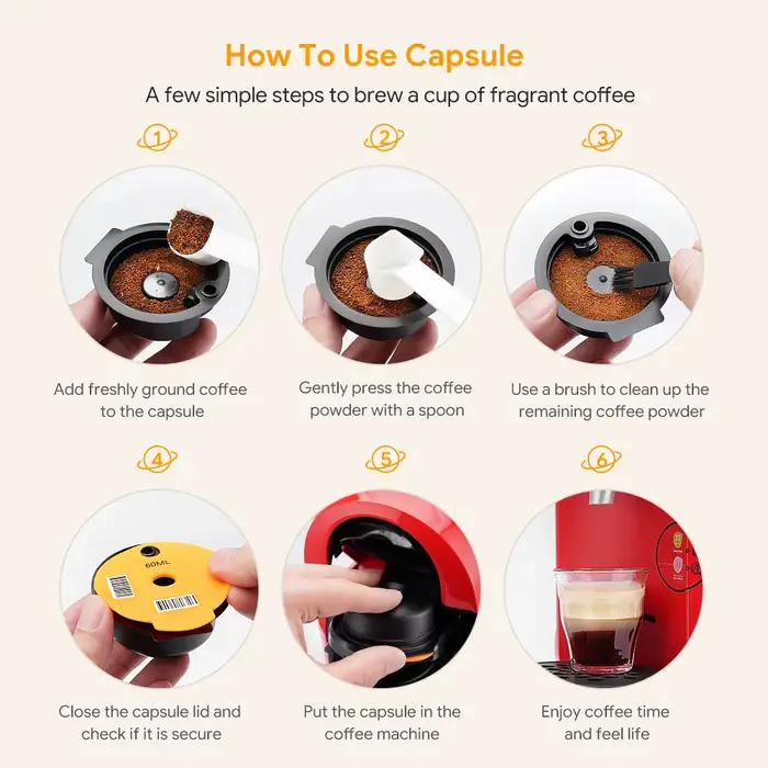 Capsules de café réutilisables pour Tassimo