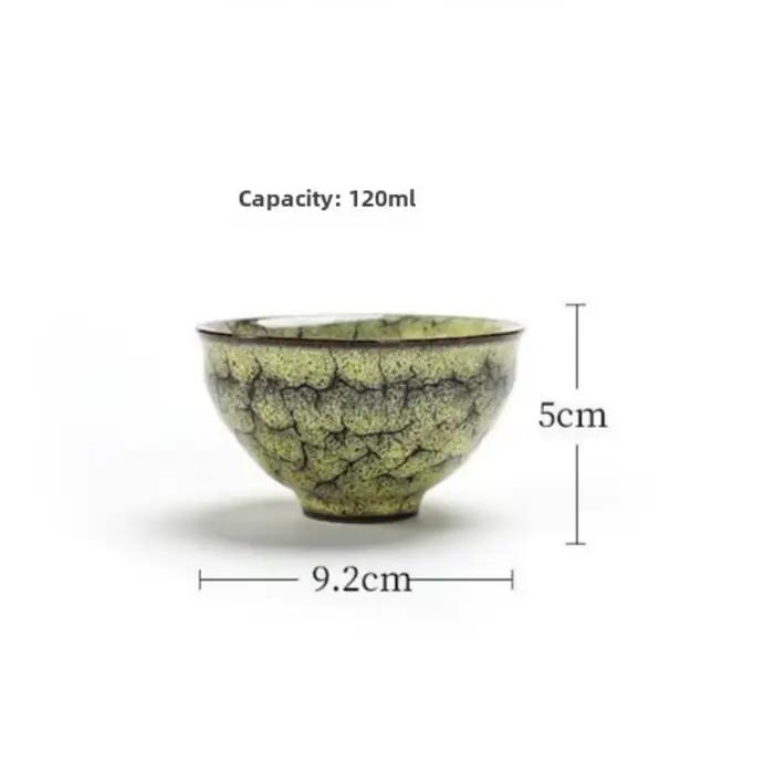 Tasses en céramique traditionnelle pour service à thé Kungfu, tasses à thé glacées, tasse principale Pu'er, accessoires de cuisine pour amateurs de thé