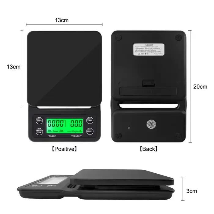 Balance à café goutte à goutte avec minuterie