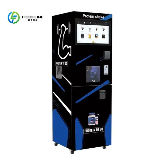 Distributeur automatique de café instantané commercial personnalisable pour salle de sport