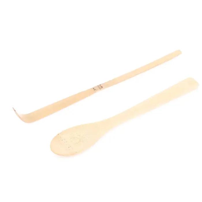 Ensemble de service à thé Matcha en bambou gris clair pour cérémonie de thé traditionnelle et cadeau d'exception