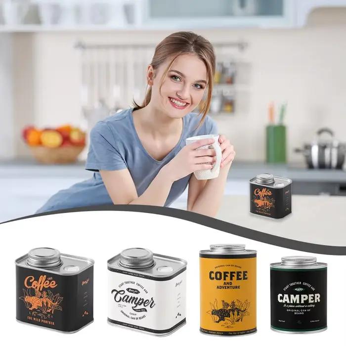 Boîtes scellées en grains de café