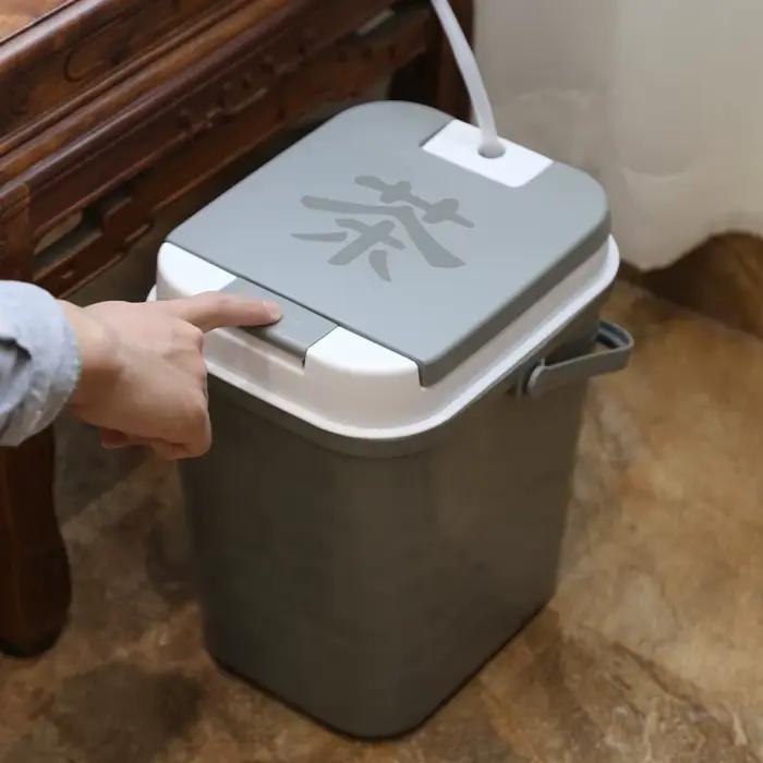 Seau à résidus de thé anti-fuite