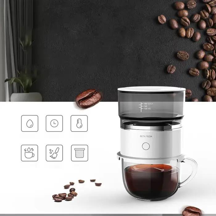Cafetière portable avec filtre goutte à goutte