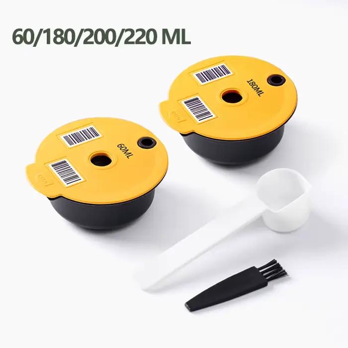 Capsules de café réutilisables avec couvercle en silicone