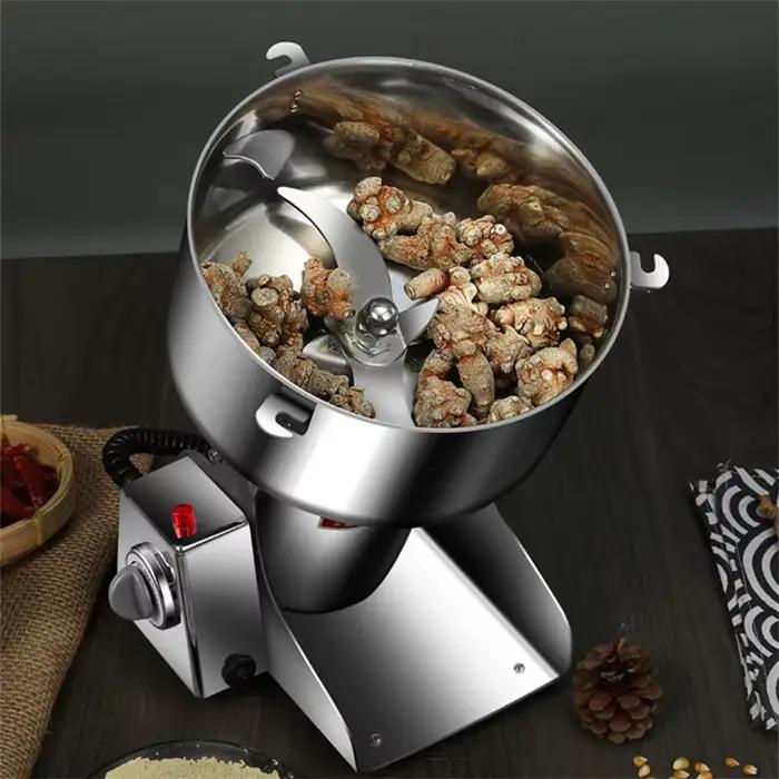 110 V/220 V 2500g poudre Machine broyeur maison commerciale herbes médicinales céréales épices grains divers farine
