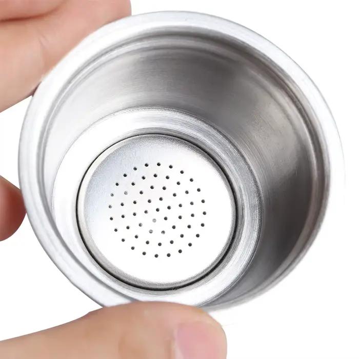 Capsules de café réutilisables en acier inoxydable
