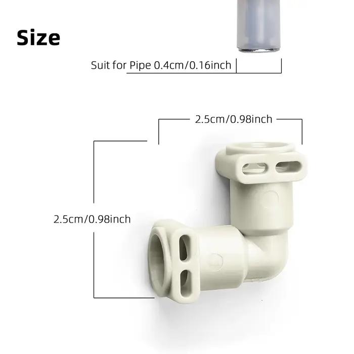 Connecteur de liquide en forme de L pour Machine à café