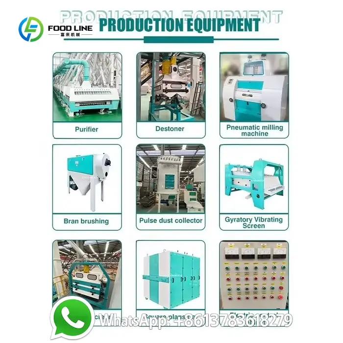 Machine à moudre automatique personnalisée pour céréales multiples (blé