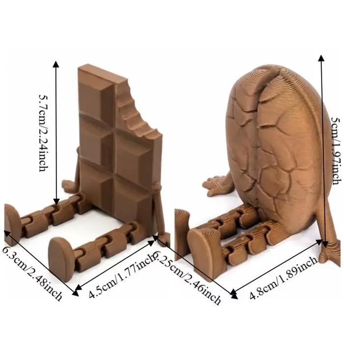 Ornements en forme de grains de café imprimés en 3D